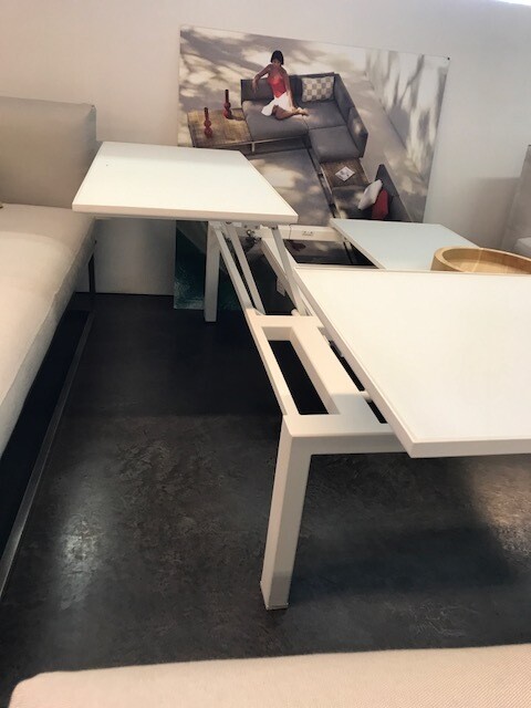 Manutti tip-up tafel wit 3-delig