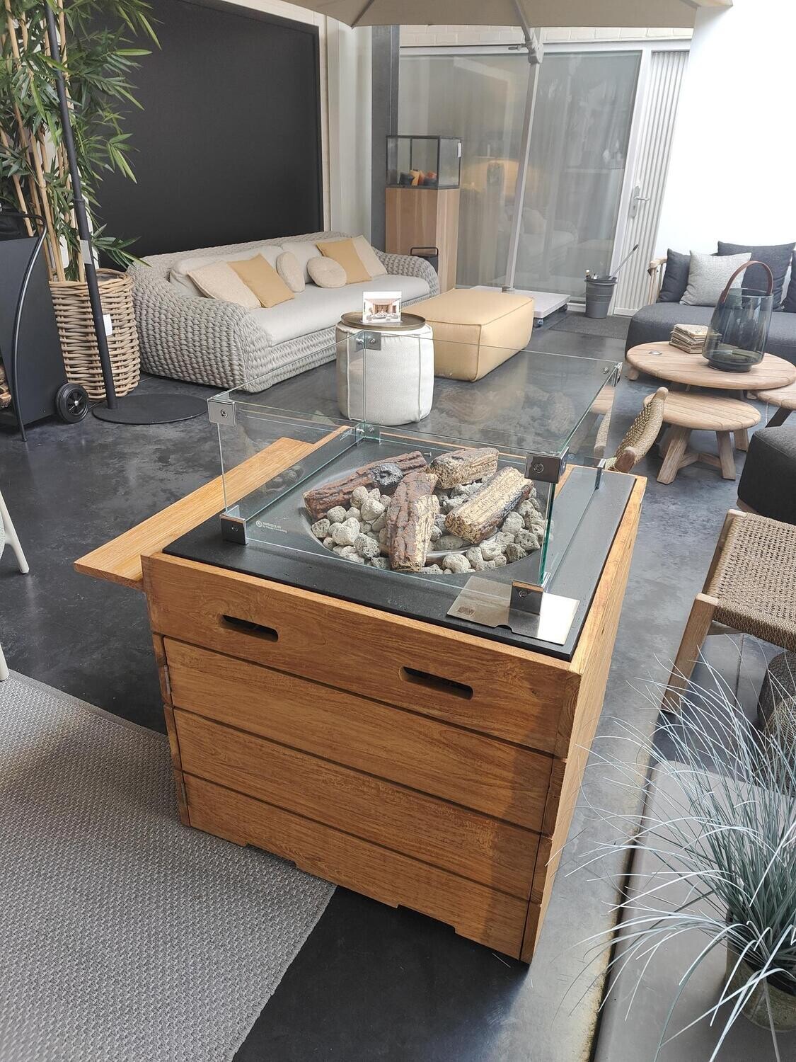 Warmte- &amp; Sfeer buiten | Happy Cocooning - Teak uitvoering