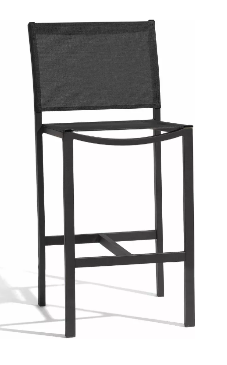 manutti latona barstoel zwart 2 stuks