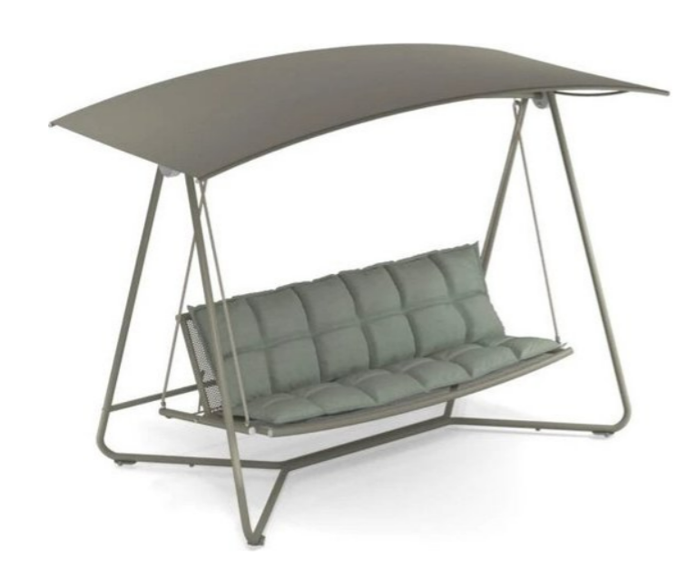 Emu Reel Rocking Sofa 286x138x200cm grijsgroen