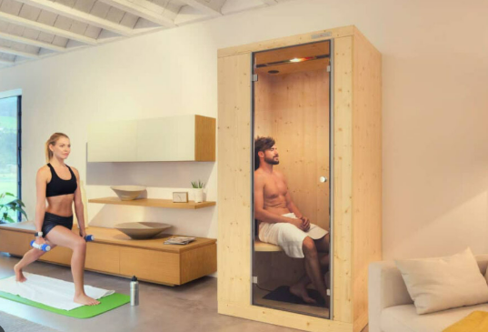 Infraroodcabine nieuw eco-fit 1 van Physiotherm Infraroodcabine nieuw eco-fit 1 van Physiotherm