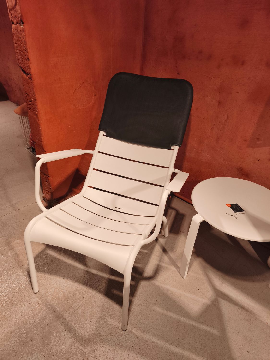 Fermob Lage Luxembourg Loungestoel | Blanc Coton