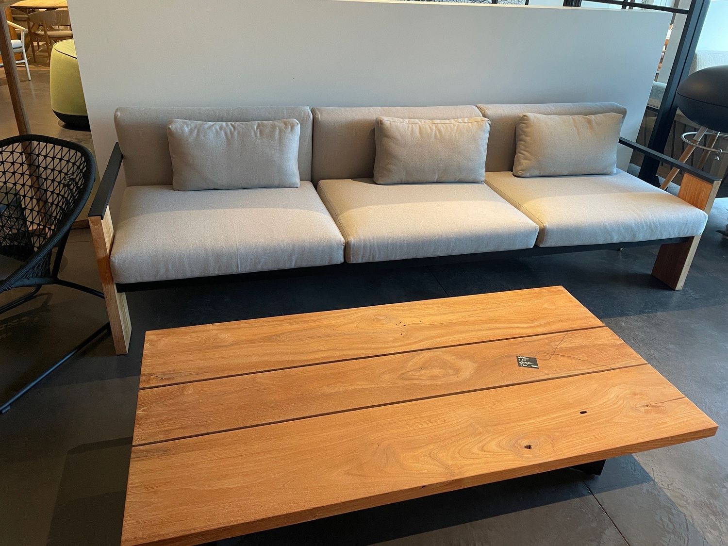 Wintons Lala lounge 3 zit en salontafel teak