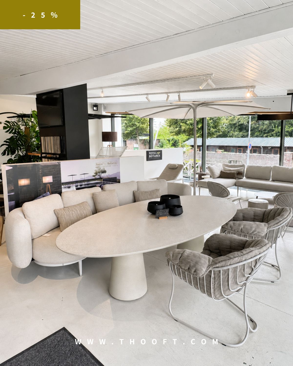 Royal Botania Conix Low Dining Totaalsetting