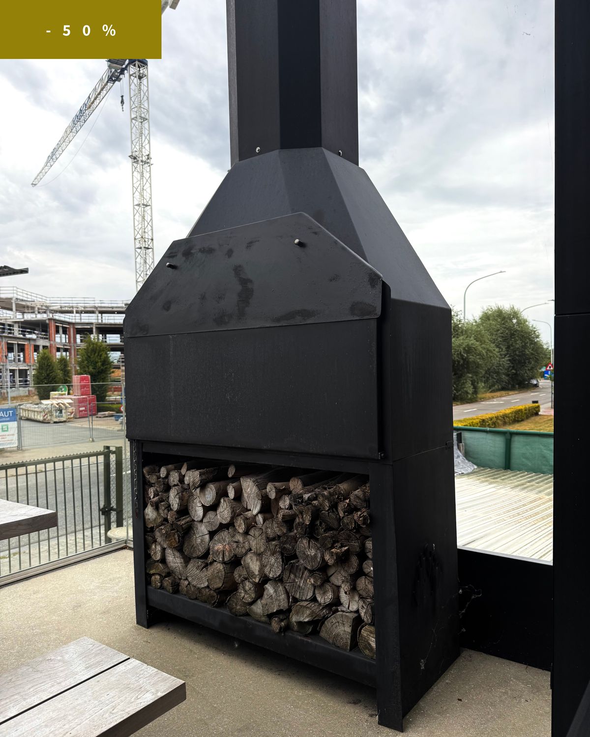 ​Braai Houtgestookte Buitenhaard