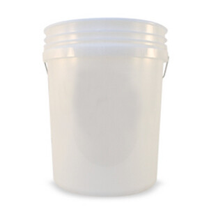 GRIT GUARD BUCKET ONLY) 5 GALLON RED WHITE BLACK BLUE