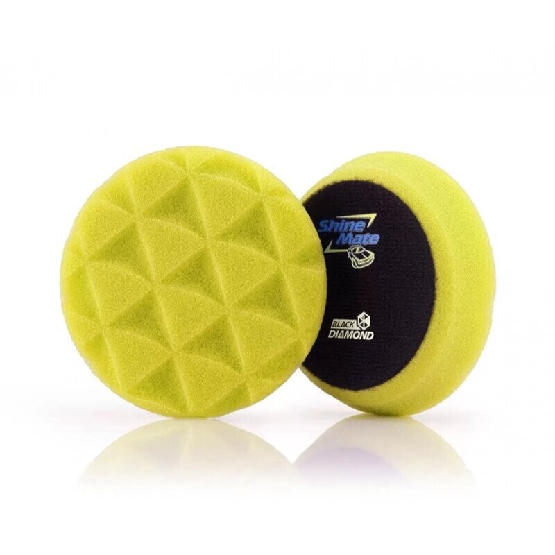 ShineMate - Black Diamond Yellow Cutting Pad 4&quot;