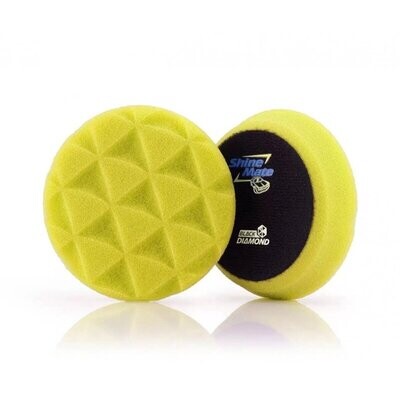 ShineMate - Black Diamond Yellow Cutting Pad 4&quot;