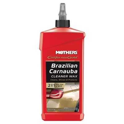 Mothers California Gold Brazilian Carnauba Cleaner Wax - Liquid 16oz 473ml