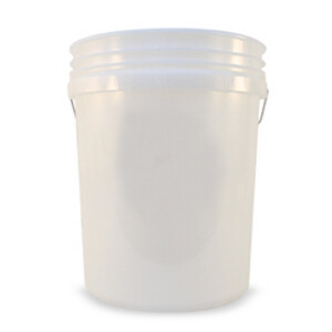 GRIT GUARD BUCKET ONLY) 5 GALLON RED WHITE BLACK BLUE