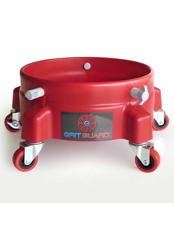 GRIT GUARD BUCKET DOLLY GREEN AND OTHER COLOURS, Colours: Red
