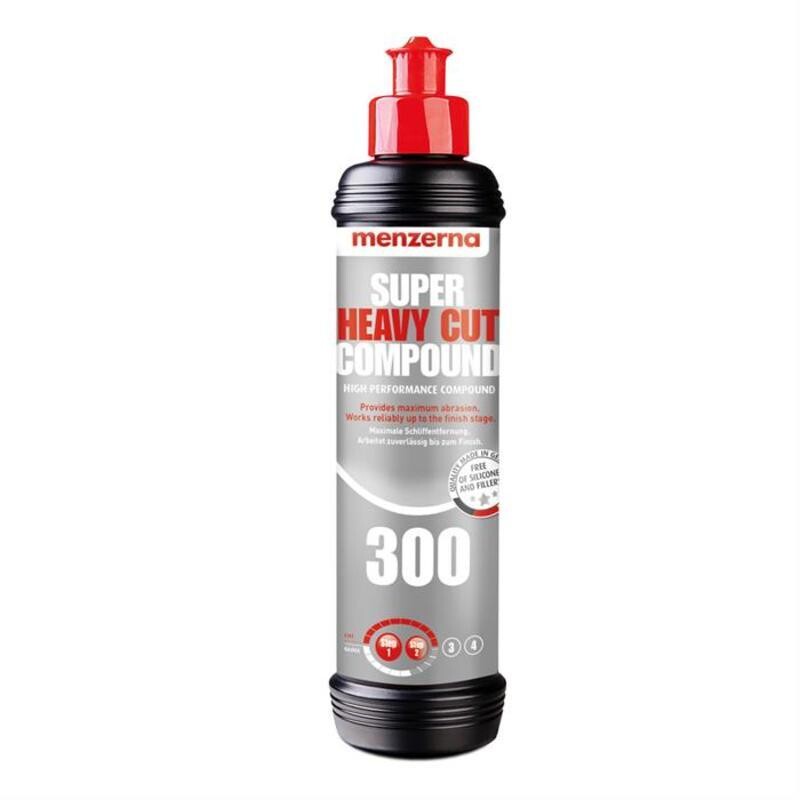 MENZERNA - 300 SUPER HEAVY CUT COMPOUND, Size: 250ml