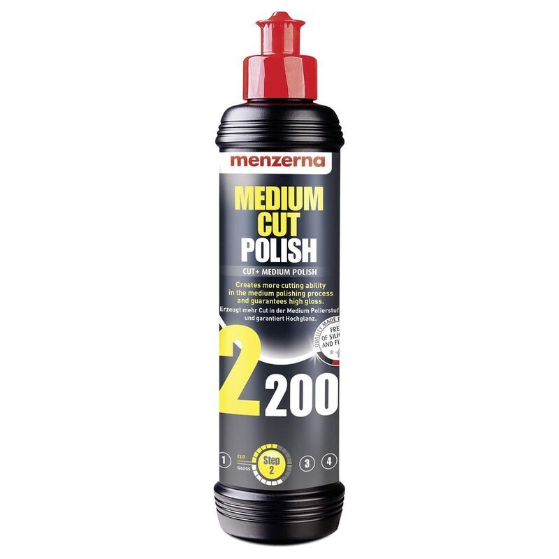 MENZERNA - 2200 Medium Cut Polish, Size: 250ml