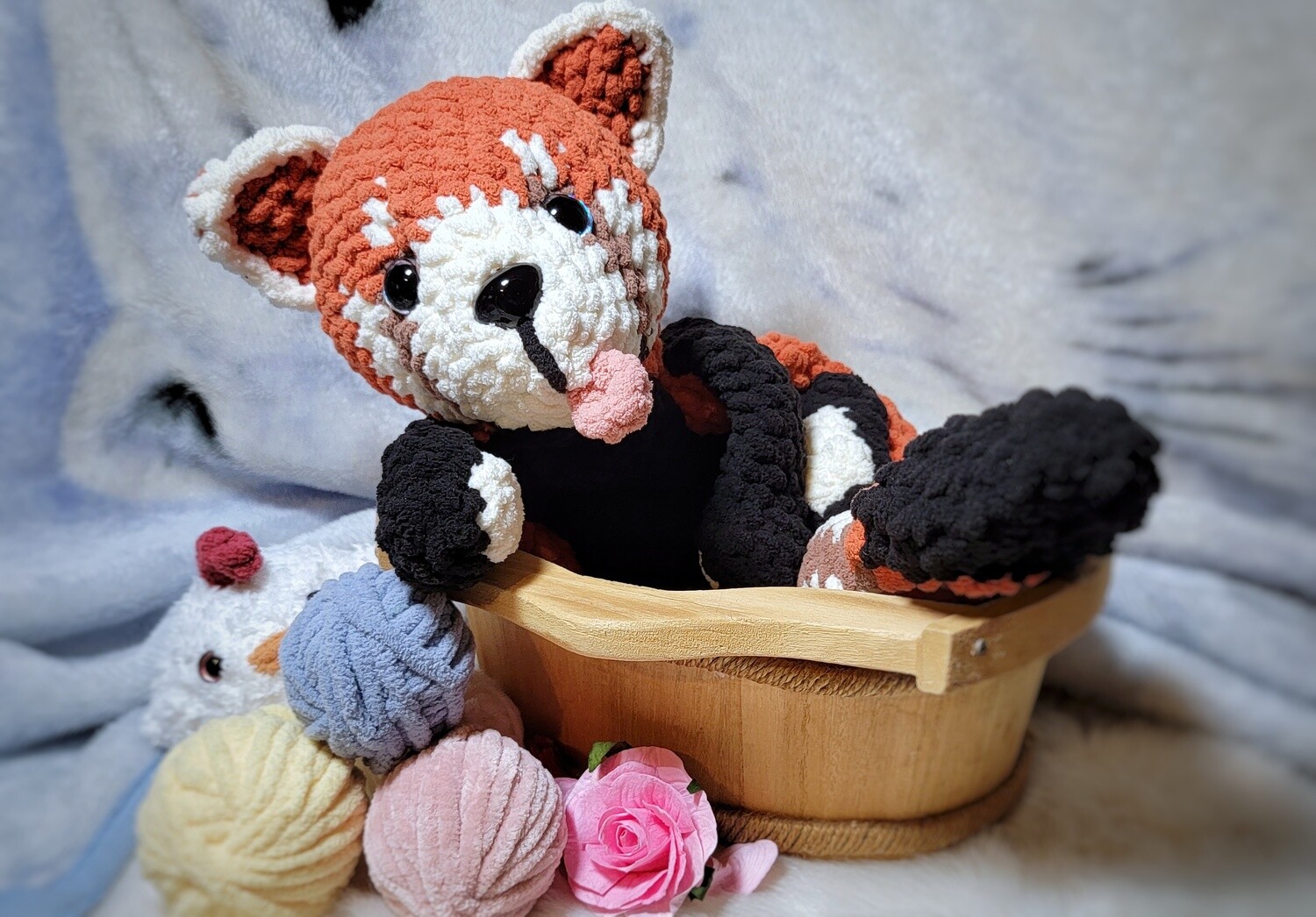 Red Panda Plush Lovey Pattern
