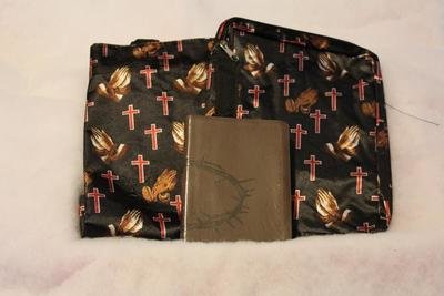 Praying Hands Tote Bag and Bible Cover, and Free NIV Bible