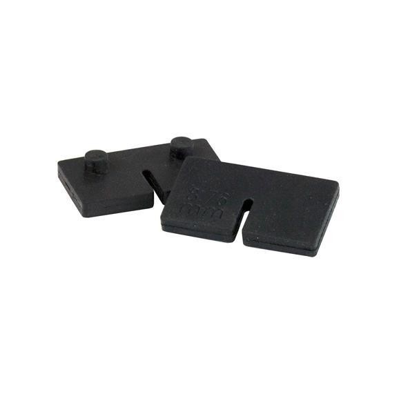 Gumijas stikla turētājiem 6-10mm stiklam