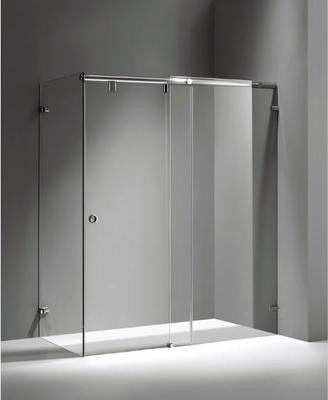 Bīdāmās dušas durvis COSMOS, 8-10mm stiklam, pulēts alumīnijs