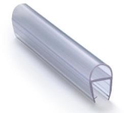 Blīvējums dušai 10mm stiklam, aplītis 9mm, caurspīdīgs, L=2.5m