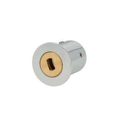 Caurules turētājs pie sienas 19mm caurulei, pulēts