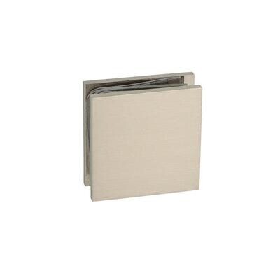 BERNI 180° siena/stikls stiprinājums, SS-Look apdare, 44x44x16mm, paredzēts 8-10mm stiklam ar ø14mm urbumu