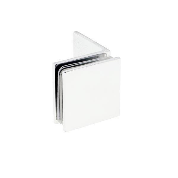 Stiprinājums stiklam BERNI CPL, siena/stikls, 44x44x17mm, 8-10mm stiklam