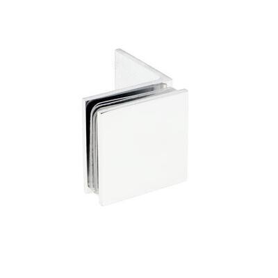 Stiprinājums stiklam BERNI CPL, siena/stikls, 44x44x17mm, 8-10mm stiklam