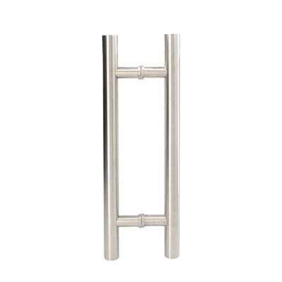 ODER rokturis no SS304 matēts, D32x450 mm, piemērots 8-12mm stiklam ar D12 mm urbumu