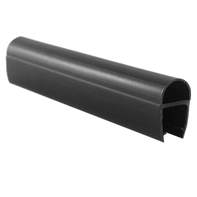 Melns blīvējums dušai, piemērots 8mm biezam stiklam