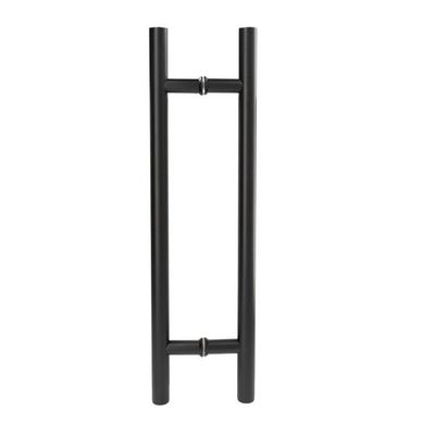 Stikla rokturis ODER, melns SS304, D25x500mm, cc 350mm, piemērots 8-12mm stiklam