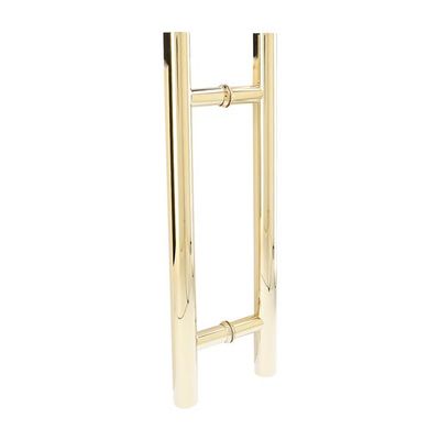 ODER rokturis stikla durvīm, izmērs D25×400mm, piemērots 8-12mm stiklam, pulēts zelts. Pieejams noliktavā Artrial Rīgā