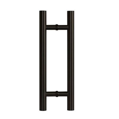 ODER matēts melns rokturis stiklam, izgatavots no nerūsējošā tērauda SS304, izmēri D32×450 mm,  8-12mm stiklam