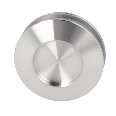 Rokturis apaļš 65mm stikla bīdām durvīm, urbums D50, 8-10mm stiklam, SS