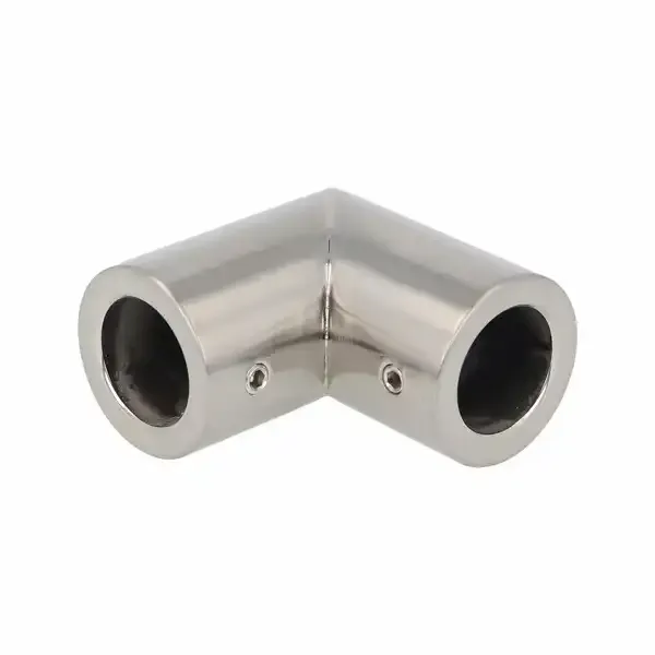 Caurules turētājs 90grādi 19mm caurulei, SS