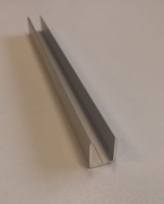 U-Profils 20x17.2x20x2 (13.2mm), L=6m, anodēts