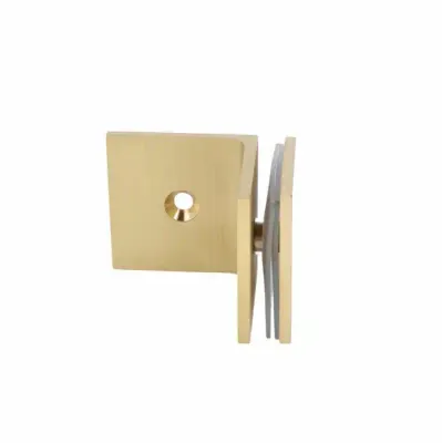 Stiprinājums stiklam BERN, stikls/siena 90 grādi, 51x51mm, 8–10mm stiklam