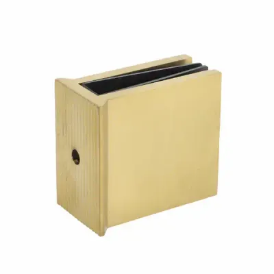 Stiprinājums stiklam KOS, grīda/stikls, 55x50x30mm, 6–10mm stiklam