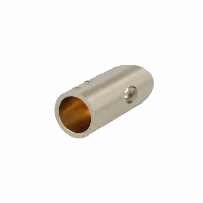 Caurules turētājs pie sienas 19mm caurulei 45 grādos, SS