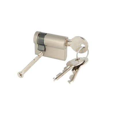 Cilindrs sledzenēm Bruce un Clark 26+10+5mm ar pus cilindru Puscilindrs Yale tipa 41mm SS apdare saderīgs ar Bruce un Clark stikla durvju slēdzenēm