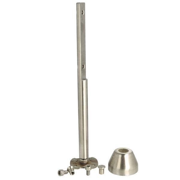 Grīdas balsts 6mm+ HPL, 140-160mm SS304