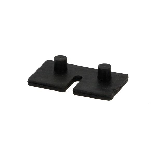 Gumijas starplikas G melns EPDM kvadrāta tipa stikla turētājiem 10mm stiklam 3mm biezas