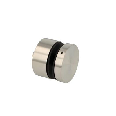Regulējams punktveida stikla stiprinājums ø50x20 mm SS316 matēts 8-20mm stiklam ar M10x50 vītņstieni, urbuma diametrs ø14 mm