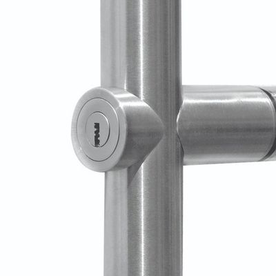 Rokturis ar cilindrs/cilindrs, SS, L=1500mm