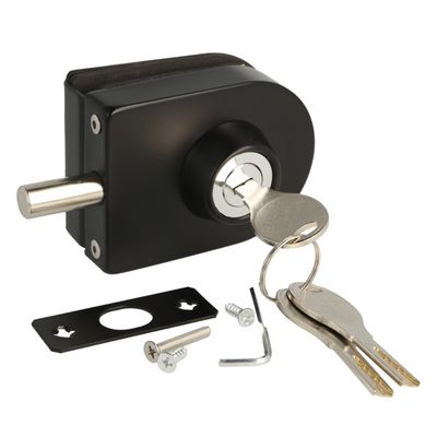 Slēdzene Frigg, melna Stikla durvju slēdzene “Frigg” melnā krāsā, piemērota 10-12mm stiklam