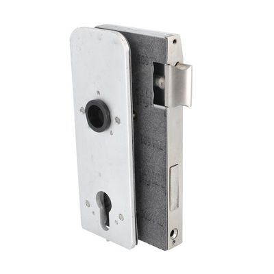 Slēdzene ROBIN, labā, korpuss Slēdzenes korpuss “Robin”, labā puse, Zamak materiāls, bez cilindra un roktura vietas, 8-12mm stiklam