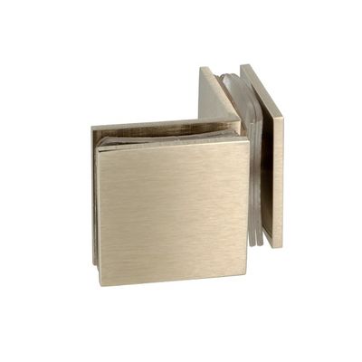 Stiprinājums stiklam BERNI SS, stikls/stikls 90 grādi, 44x44x16.5mm, 8-10mm stiklam