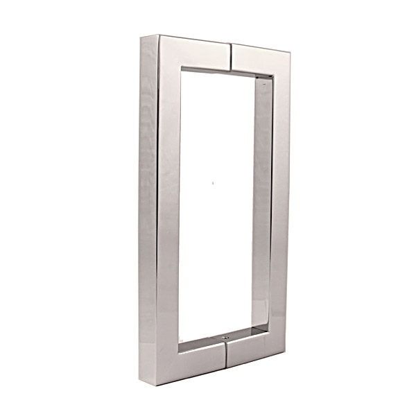 Pulēts nerūsējošā tērauda rokturis stiklam 19x19 mm, garums 220mm, cc203, piemērots stikla durvīm