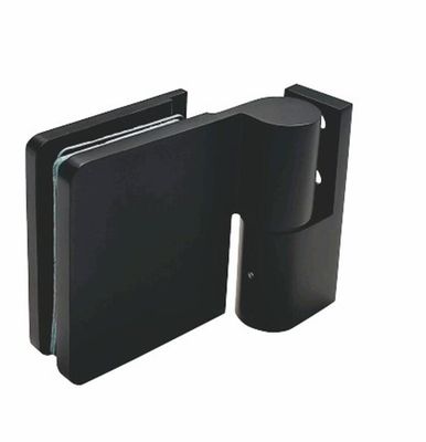 Dušas eņģe, labā puse, melna, 90° siena/stikls, 8-10mm stiklam Dušas eņģe, labā puse, melna, 90° siena/stikls, 8-10mm stiklam