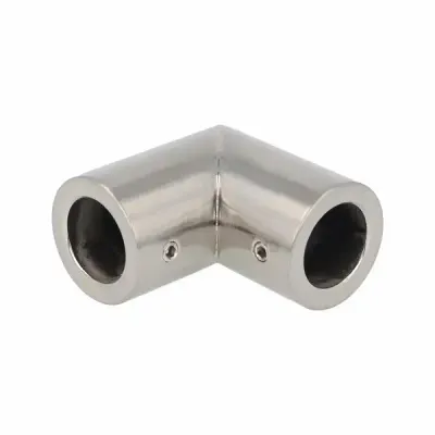 Caurules turētājs 90grādi 19mm caurulei, SS