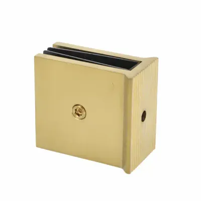 Stiprinājums stiklam KOS, grīda/stikls, 55x50x30mm, 6–10mm stiklam