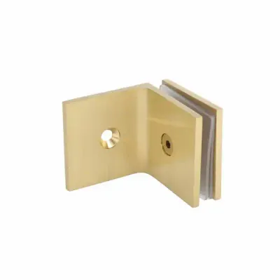 Stiprinājums stiklam BERN, stikls/siena 90 grādi, 51x51mm, 8–10mm stiklam